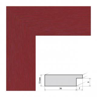 Fotorámeček 10x15 cm Lenna červená s plexisklem Plexisklo: čiré