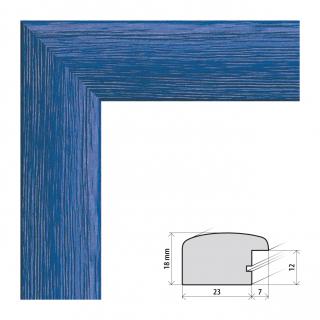 Fotorámeček 10x15 cm Rio modrá s plexisklem Plexisklo: čiré