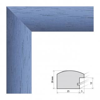 Fotorámeček 20x28 cm Parma modrá s plexisklem Plexisklo: čiré