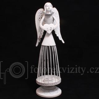 Lucernička - svícen s andělem