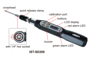 Digitální momentový šroubovák INSIZE 200 cN.m
