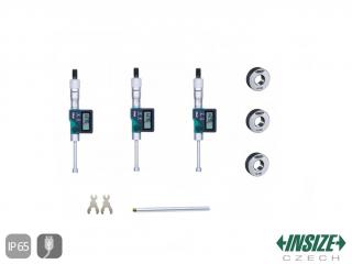 Sada tří digitálních dvoudotekových dutinoměrů 3-6/0,001 mm - typ A INSIZE