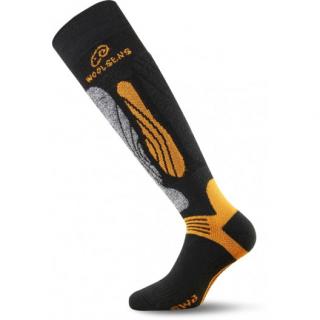 Černé lyžařské ponožky SWI Barva: Černá-902, Velikost: L-(42-45)