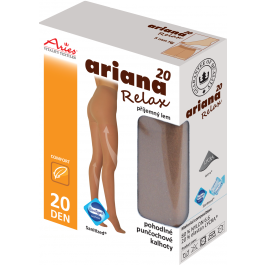 Pohodlné punčochové kalhoty - Ariana Relax Barva: 8002-Bronz, Velikost: 158-164/100