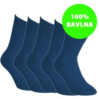 RS 100% balvněné Barva: Tmavě Modrá, Styl: Hladká, Velikost: EU 39 (UK 6) 26 cm až EU 42 (UK 8) 28 cm