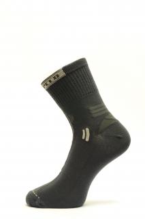 Slabší sportovní ponožka s přídavkem stříbra Speed Barva: Antracit, Velikost: 35 steh ( 3 palce)