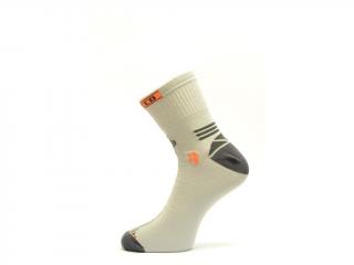 Slabší sportovní ponožka s přídavkem stříbra Speed Barva: Bílá, Velikost: 38 steh ( 5 palce)