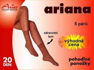 Ariana - pohodlné ponožky, 5 párů v krabičce (Ariana - pohodlné ponožky, 5 párů v krabičce)