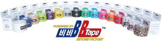 Kineziologický tejp BB Tape jednobarevná - 5mx5cm (BB kinesio tape - tejpovací páska jednobarevná)