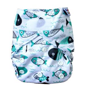 Novorozenecké svrchní kalhotky Fish