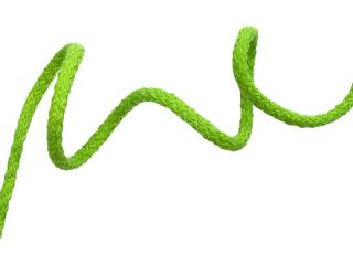 Oděvní šňůra bavlněná 5 mm Barva: zelená jarní