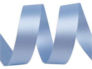 Saténová stuha oboulícní šířka 24 mm Barva: modrá světlá