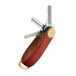 Kožená klíčenka Orbitkey 2.0 Crazy Horse - Maple Red