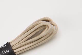 Šedo-béžové voskované tkaničky Délka tkaniček: 70 cm - 1 pár