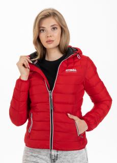 PitBull West Coast - dámská zimní bunda Seacoast red Vel: L, Barva: Červená