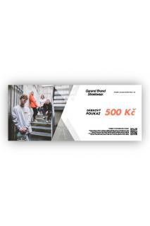 DÁRKOVÝ POUKAZ - 500KČ slevový poukaz (dárkový)