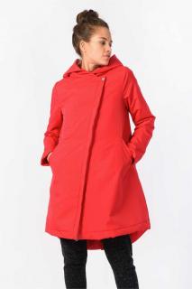 Dámský zimní kabát eco Baxa Red SKFK Velikost: M