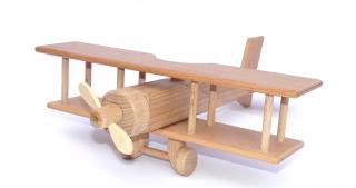 Dřevěná hračka dvouplošník Ceeda