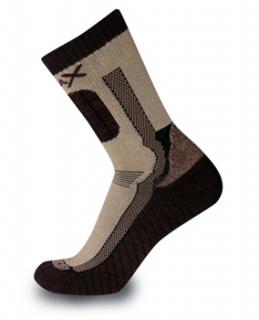 Ponožky DOM béžová Velikost ponožek: 35-38