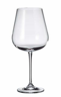 Sada 6 kusů sklenic na červené víno  ARDEA, 690ml Crystalite Bohemia