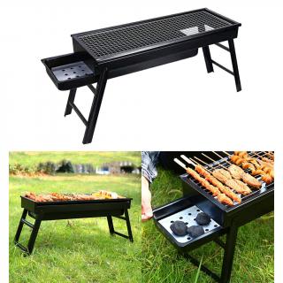 BBQ Skládací gril na dřevěné uhlí