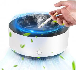 Elektrický stolní popelník čistí zápach kouře