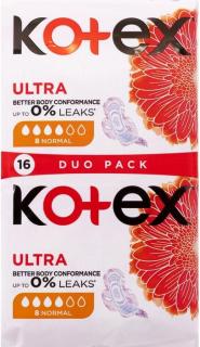 Kotex Ultra Normal Duo Pack intimní vložky 16 ks