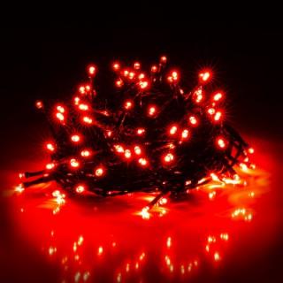 LED Vánoční osvětlení – LED řetěz, červená , 10m, 100 LED