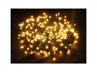 LED Vánoční osvětlení – LED řetěz zlatá 10m, 100 LED