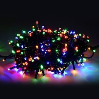 LED Vánoční osvětlení venkovní i vnitřní – LED řetěz barevné 100 m, 1000 LED