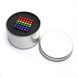 Magnetické kuličky 6 barev 5mm 216 ks