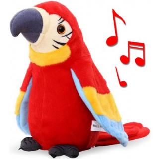 Mluvící papoušek červený