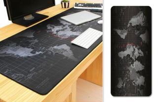 Podložka na stůl pod myš – mapa světa 90 x 40 cm