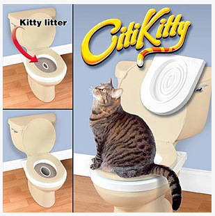 Záchodové prkénko pro Vaši kočku