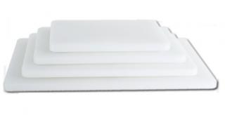 Deska bílá krájecí 250x150 mm, výška 10 mm