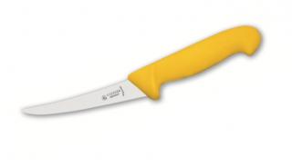Nůž vykosťovací prohnutý 13 cm - žlutý