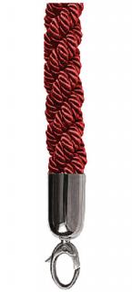 Sametový provaz - červený 150 cm