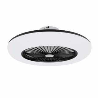 Noaton 11055B Callisto, černá, stropní ventilátor se světlem