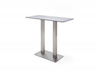 Barový stolek Zarina III Barva: matná Bílá