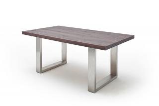 Jídelní stůl Castello dub zvětralý nerez Rozměr: 180 x 76 x 100 cm