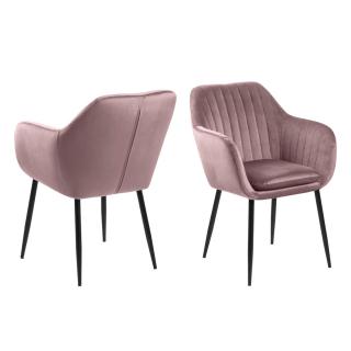 Jídelní židle s loketní opěrkou Emilia 596 Barva: Červená
