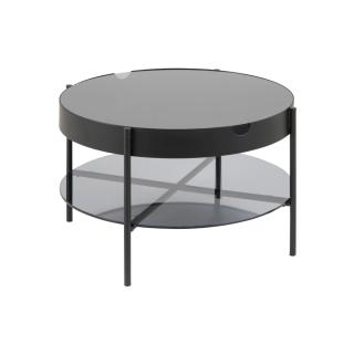 Konferenční stolek Tipton 389 Barva: šedá Ø45x50 cm