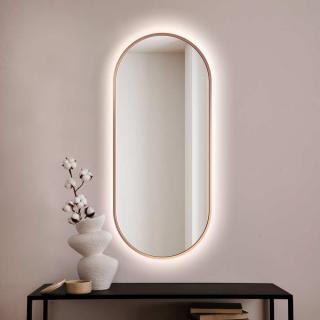 Zrcadlo Ambient LED Slim Copper Rozměr: 40x105 cm