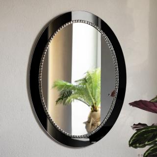 Zrcadlo Bracelet Owal Black Rozměr: 55 x 75 cm