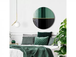 Zrcadlo Demi Green Rozměr: Ø 50 cm