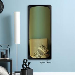 Zrcadlo Ferolini Black - gold glass Rozměr: 60 x 140 cm
