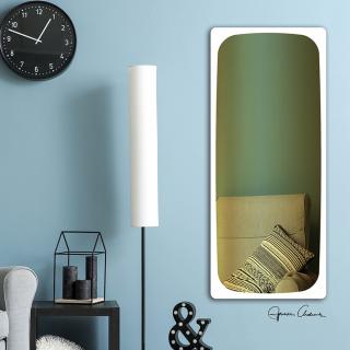 Zrcadlo Ferolini White - gold glass Rozměr: 55 x 120 cm
