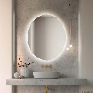 Zrcadlo Grand Mono LED Rozměr: 76 x  90 cm