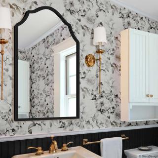 Zrcadlo Grand Porto Black Rozměr: 50 x 80 cm