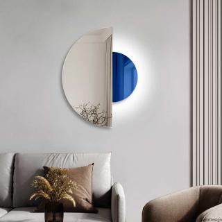 Zrcadlo Luna LED Blue Rozměr: 90x67,5 cm
